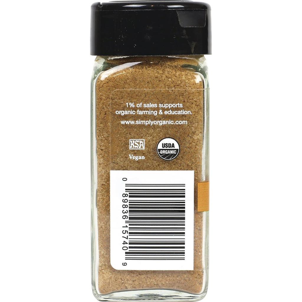 SMP051 | back label with barcode, USDA Organic and Vegan logos and text stating 1% of sales supports organic farming - Thumbnail