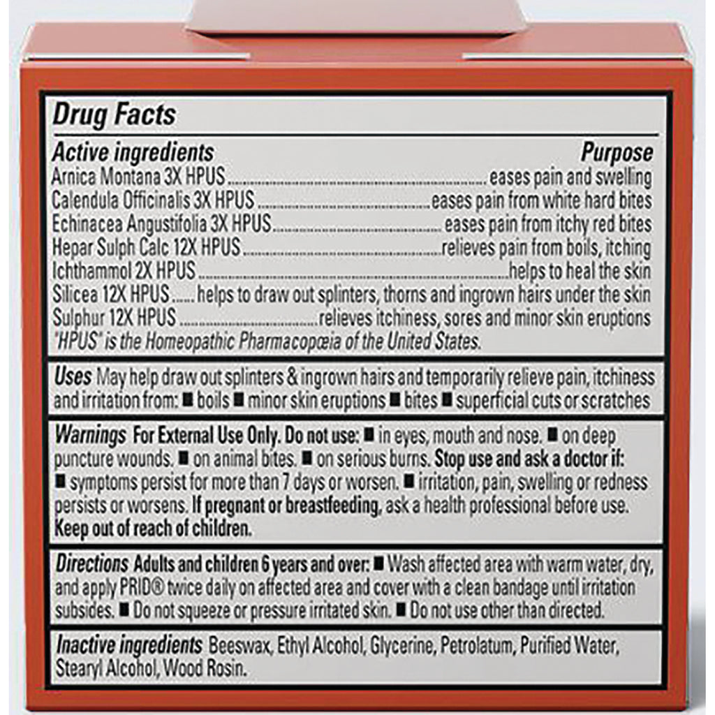 HY258 | back panel showing Drug Facts with active and inactive ingredients, warnings and directions - Thumbnail