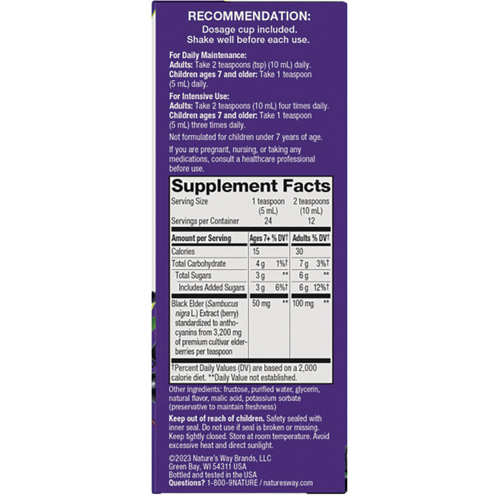 NW660 | back label showing dosage instructions and Supplement Facts nutrition panel - Thumbnail