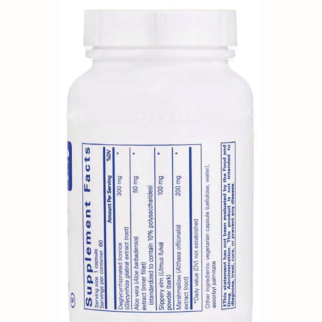 PRN074 | back of white supplement bottle showing vertical Supplement Facts panel with ingredient amounts - Thumbnail