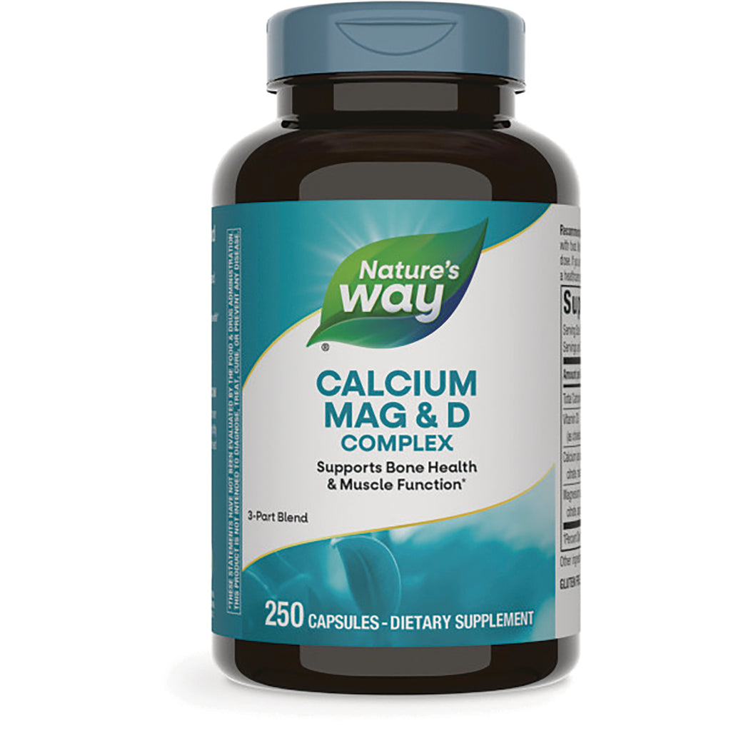 NW373 | Nature's Way Calcium Mag & D Complex bottle, 250 capsules dietary supplement - Thumbnail