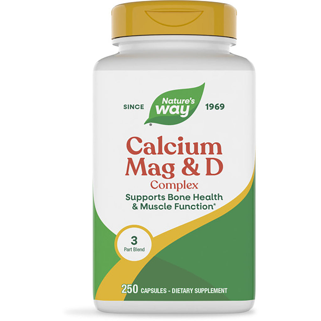 NW373 | Nature's Way Calcium Mag & D Complex bottle, 250 capsules dietary supplement - Thumbnail