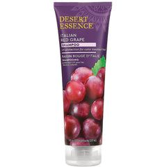 DST012 | Desert Essence Italian Red Grape shampoo tube front with grape illustration
