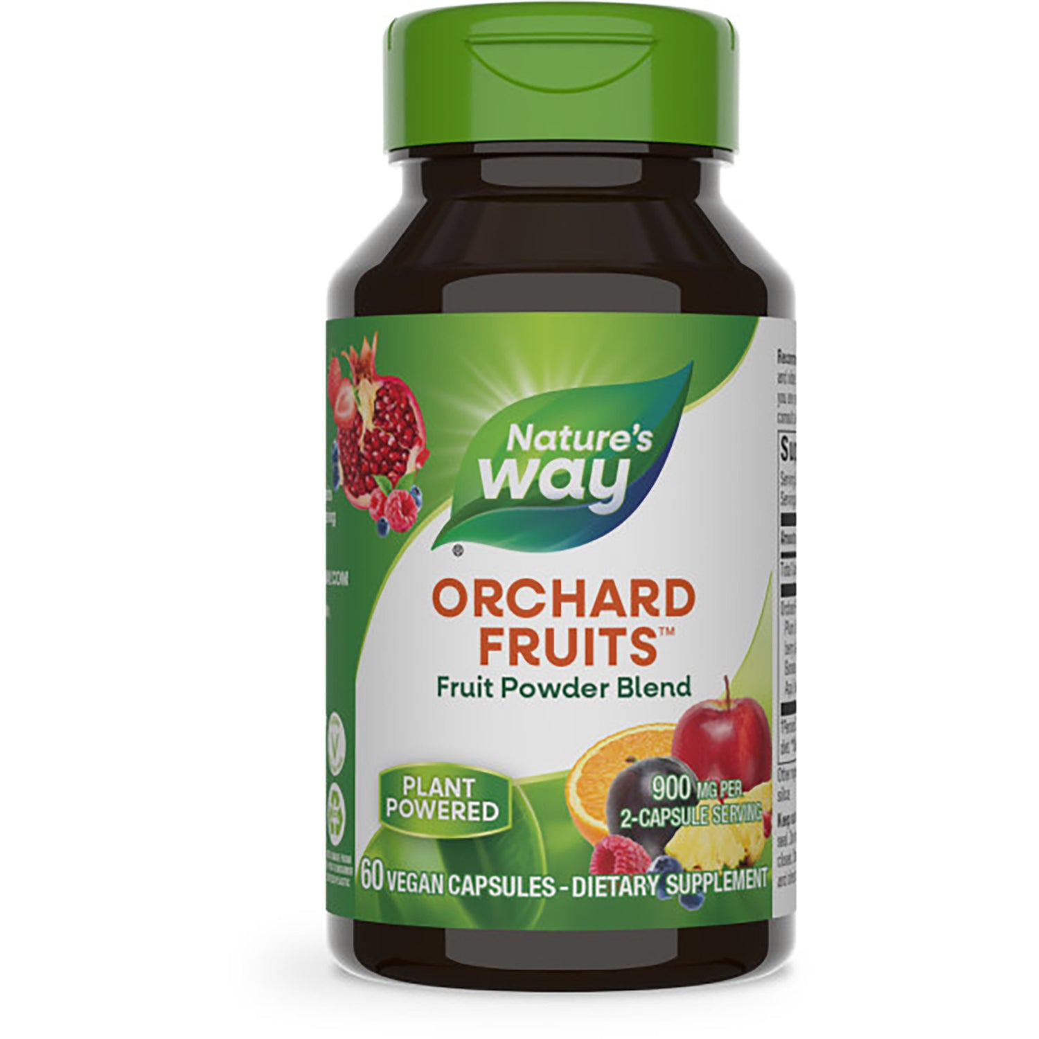 NW560 | Nature's Way Orchard Fruits fruit powder blend bottle, 60 vegan capsules