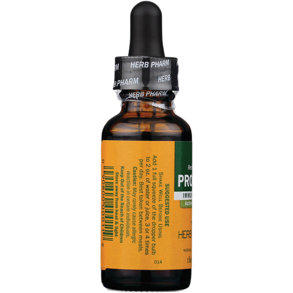 HPH028 | Amber dropper bottle with side product infographic label and barcode - Thumbnail
