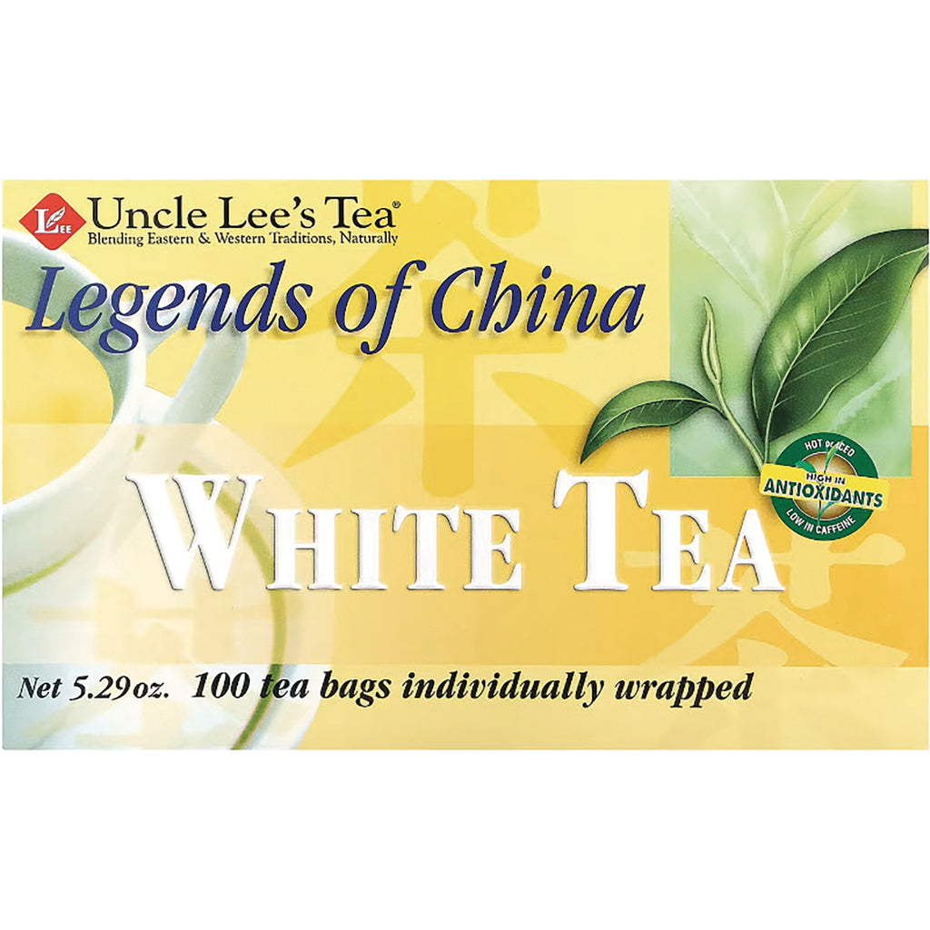 UL018 | Uncle Lees Tea Legends of China White Tea box, 100 tea bags individually wrapped, net 5.29 oz - Thumbnail
