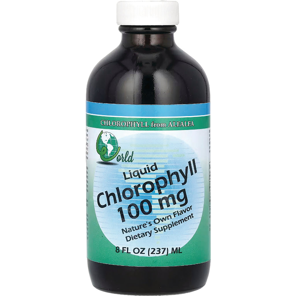 WOG008 | Liquid chlorophyll 100 mg dietary supplement, 8 fl oz bottle - Thumbnail