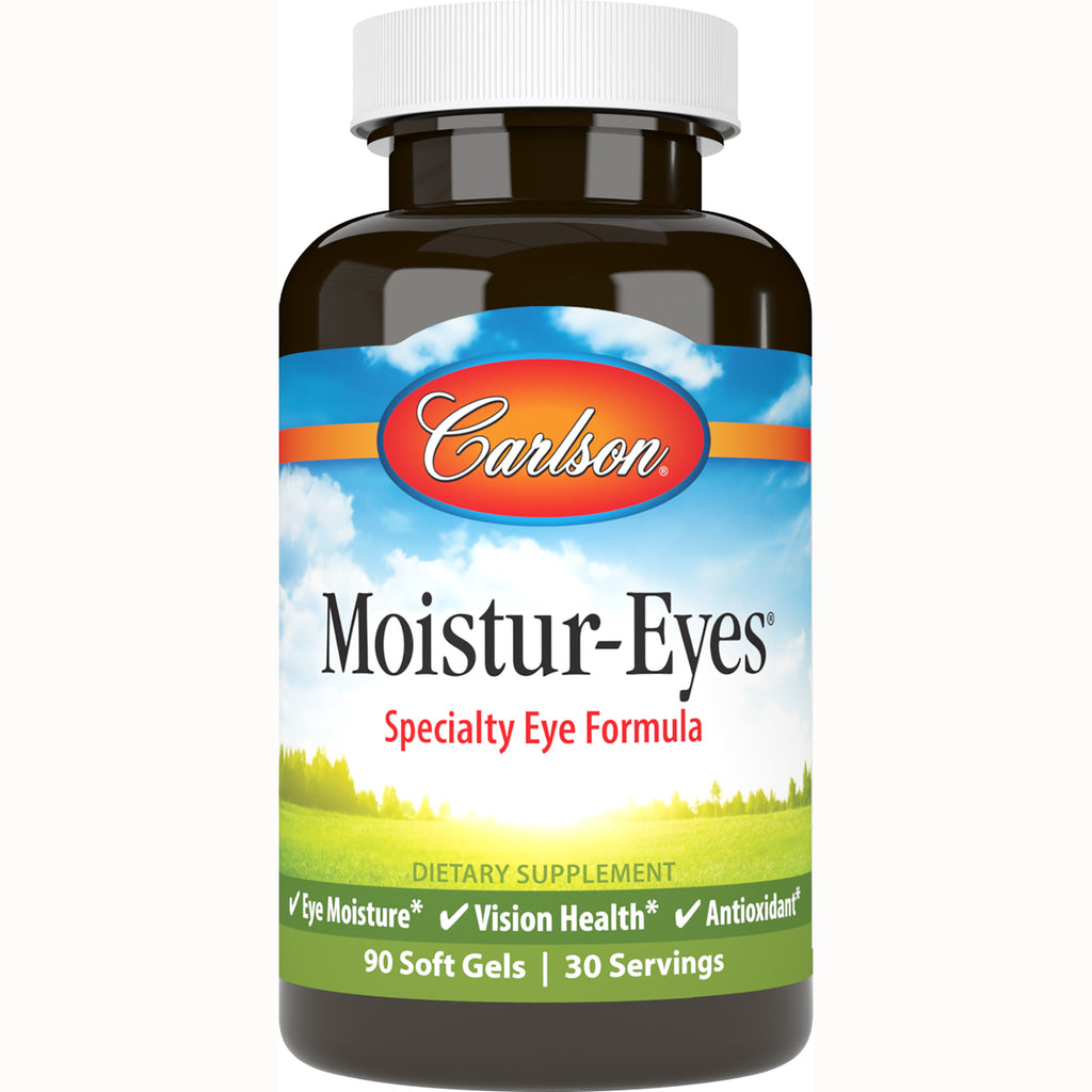 CSN167 | Carlson Moistur-Eyes specialty eye formula bottle, 90 soft gels dietary supplement - Thumbnail