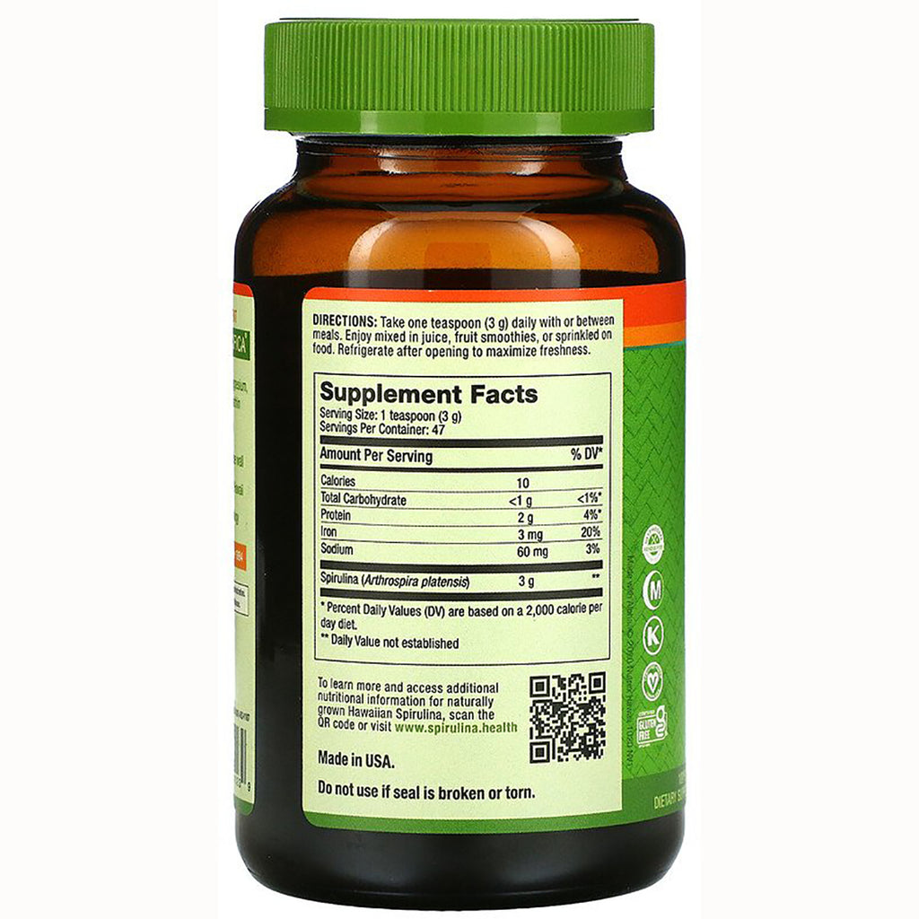 NUT005 | Back of brown supplement bottle showing Supplement Facts label, directions and QR code - Thumbnail