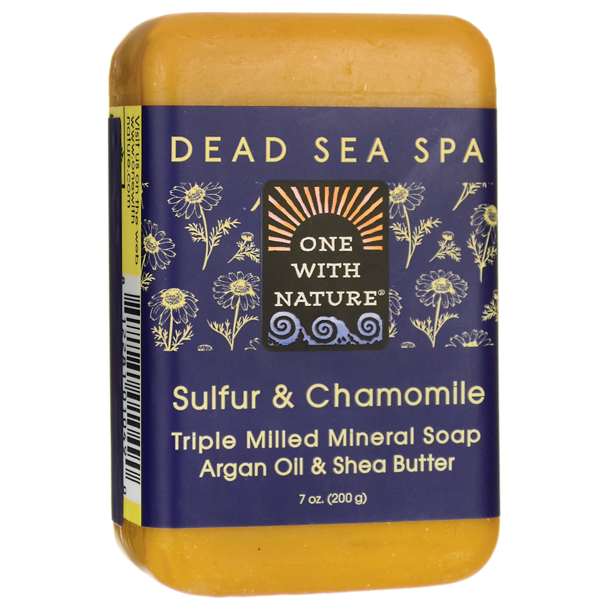 OWN026 | Dead Sea Spa One With Nature Sulfur & Chamomile soap 7 oz (200 g)