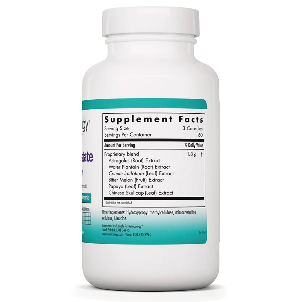 NCL052 | Back label showing Supplement Facts panel and ingredient list on white bottle - Thumbnail