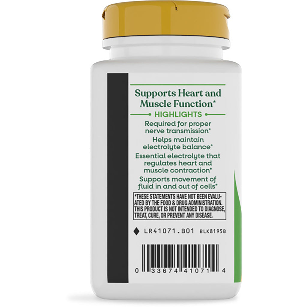 NW362 | back label of green supplement bottle showing benefits text, barcode, recycling symbol, and green cap - Thumbnail