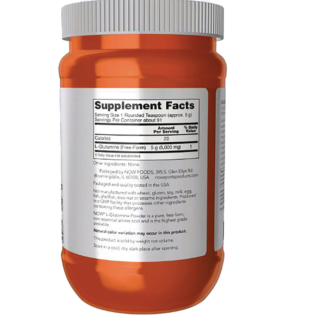 NWF896 | Back of orange supplement bottle showing Supplement Facts label and ingredient text - Thumbnail