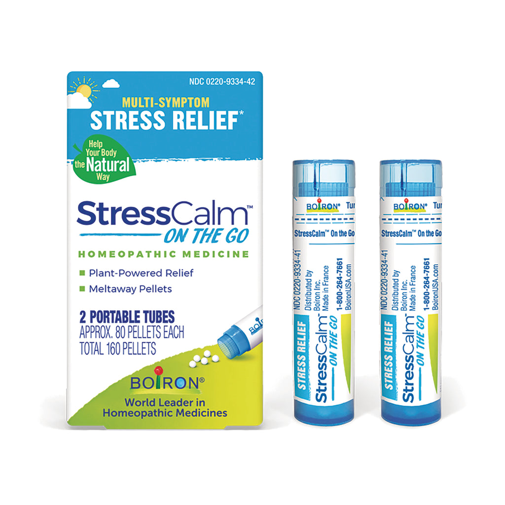 BRN130 | StressCalm On the Go homeopathic stress relief two portable tubes with box - Thumbnail