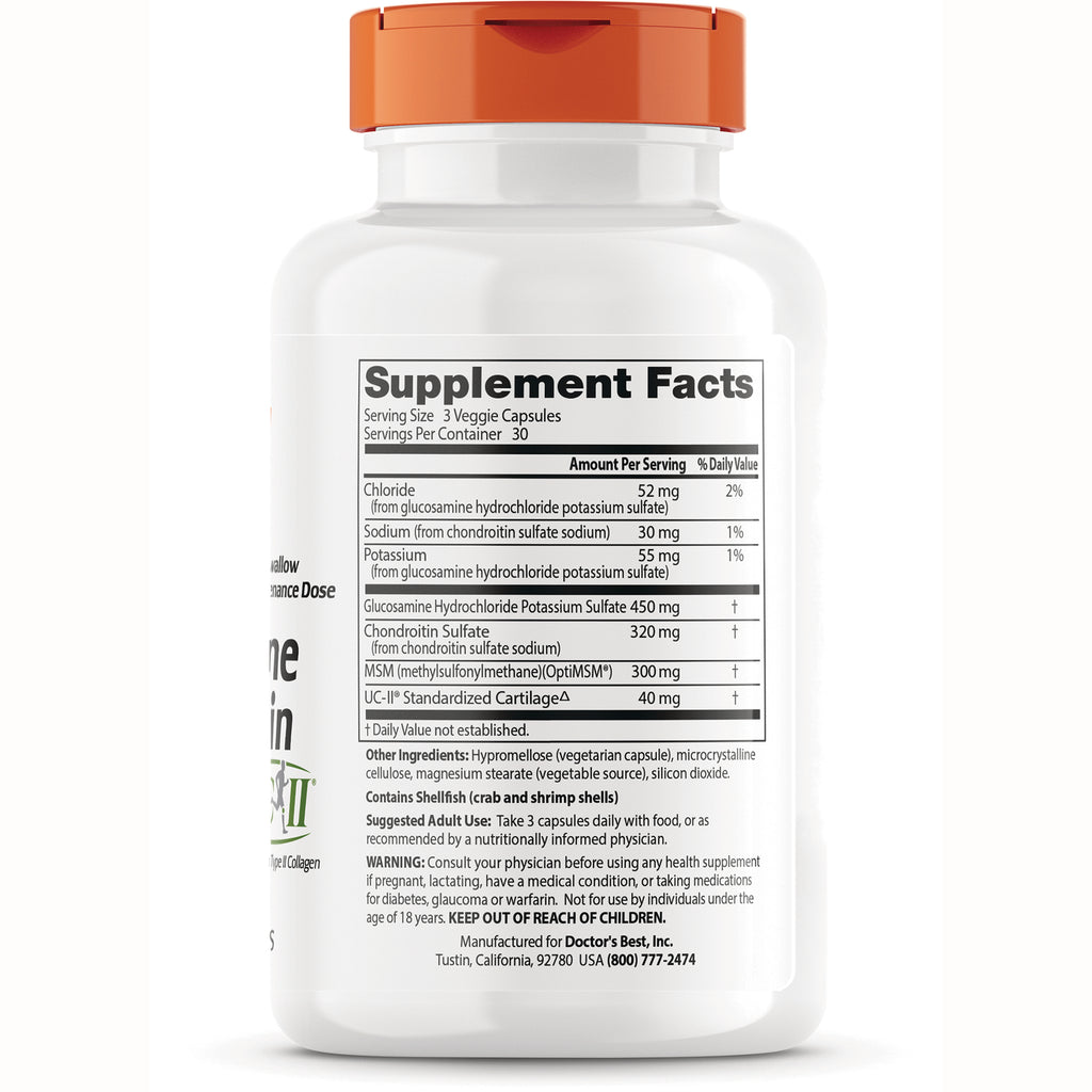 DB295 | back label showing Supplement Facts panel with serving size, ingredient amounts, other ingredients, and warnings - Thumbnail
