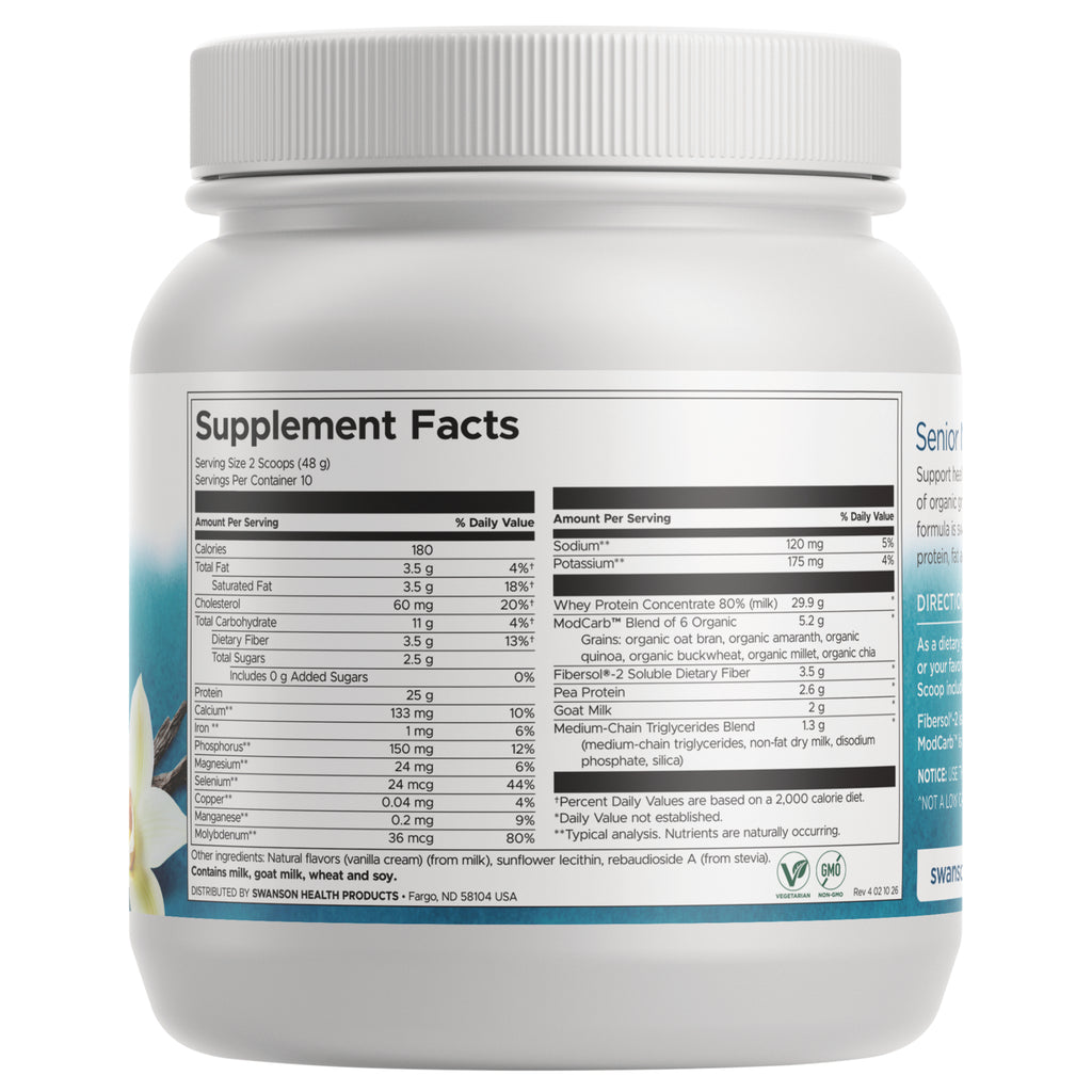 SWU1016 | Back label with ingredients and serving information - Thumbnail