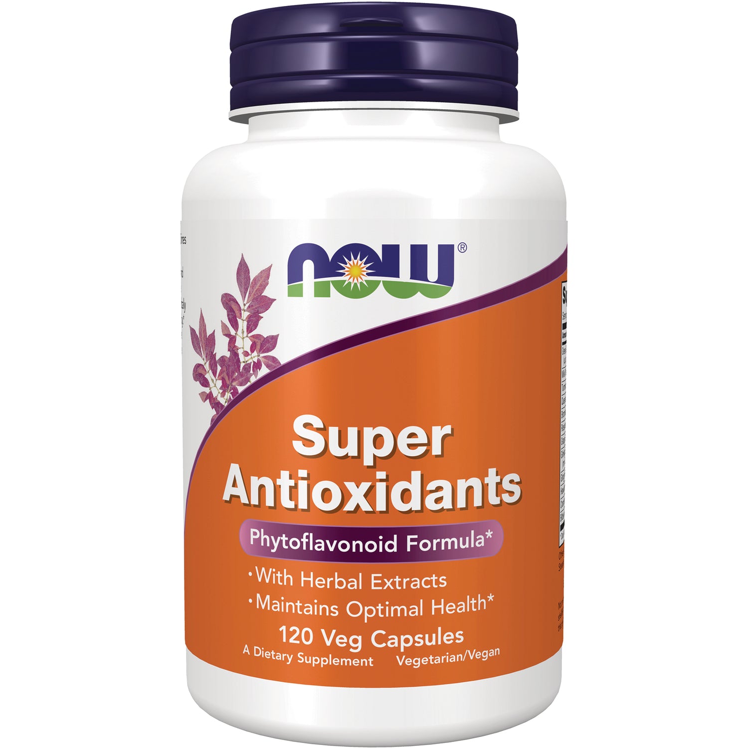 NWF151 | NOW Super Antioxidants Phytoflavonoid Formula 120 Veg Capsules front label