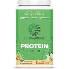 SNW028 | Sunwarrior Protein Classic Vanilla flavor, plant-based vegan protein powder, 750 g