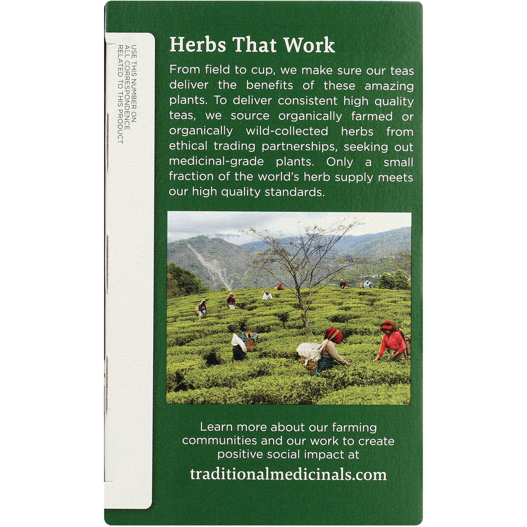TMD019 | Herbs That Work panel showing tea harvesters and sourcing message; traditionalmedicinals.com - Thumbnail