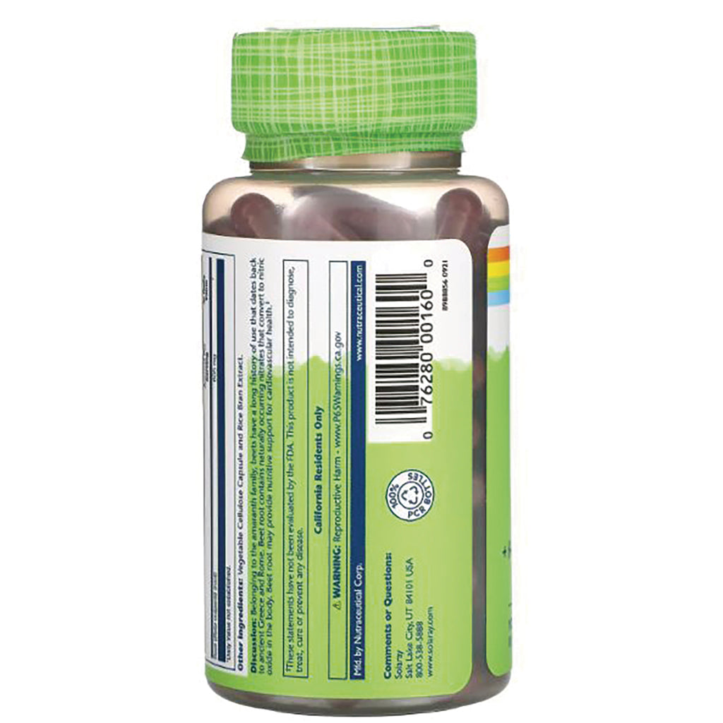 SLR430 | Back label of supplement bottle with barcode and California Proposition 65 warning - Thumbnail