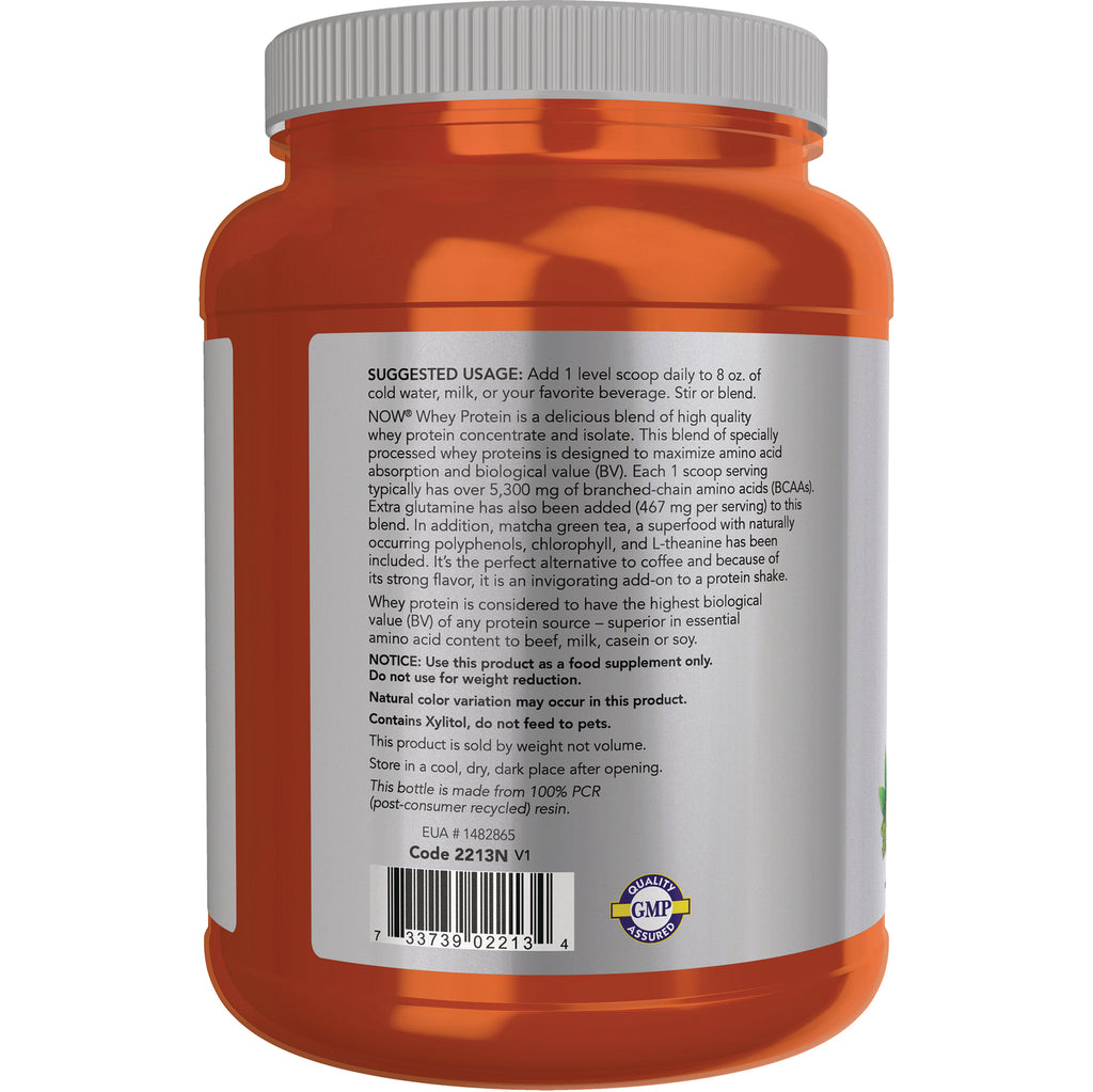 NWF1427 | Back label of orange supplement jar showing suggested usage text, barcode, and GMP quality seal - Thumbnail
