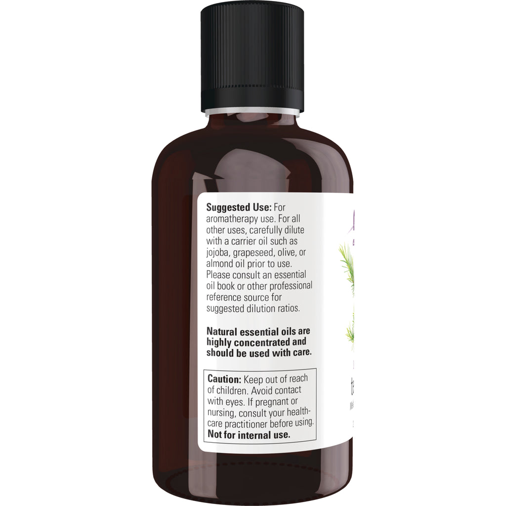 NWF274 | Brown glass bottle back label with suggested use, caution, and not for internal use text - Thumbnail