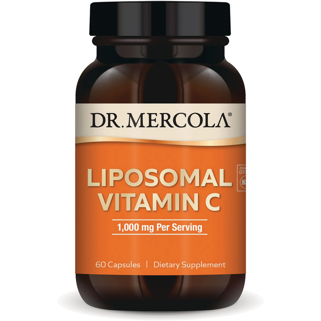 MRC062 | Dr. Mercola Liposomal Vitamin C 1,000 mg per serving, 60 capsules dietary supplement - Thumbnail