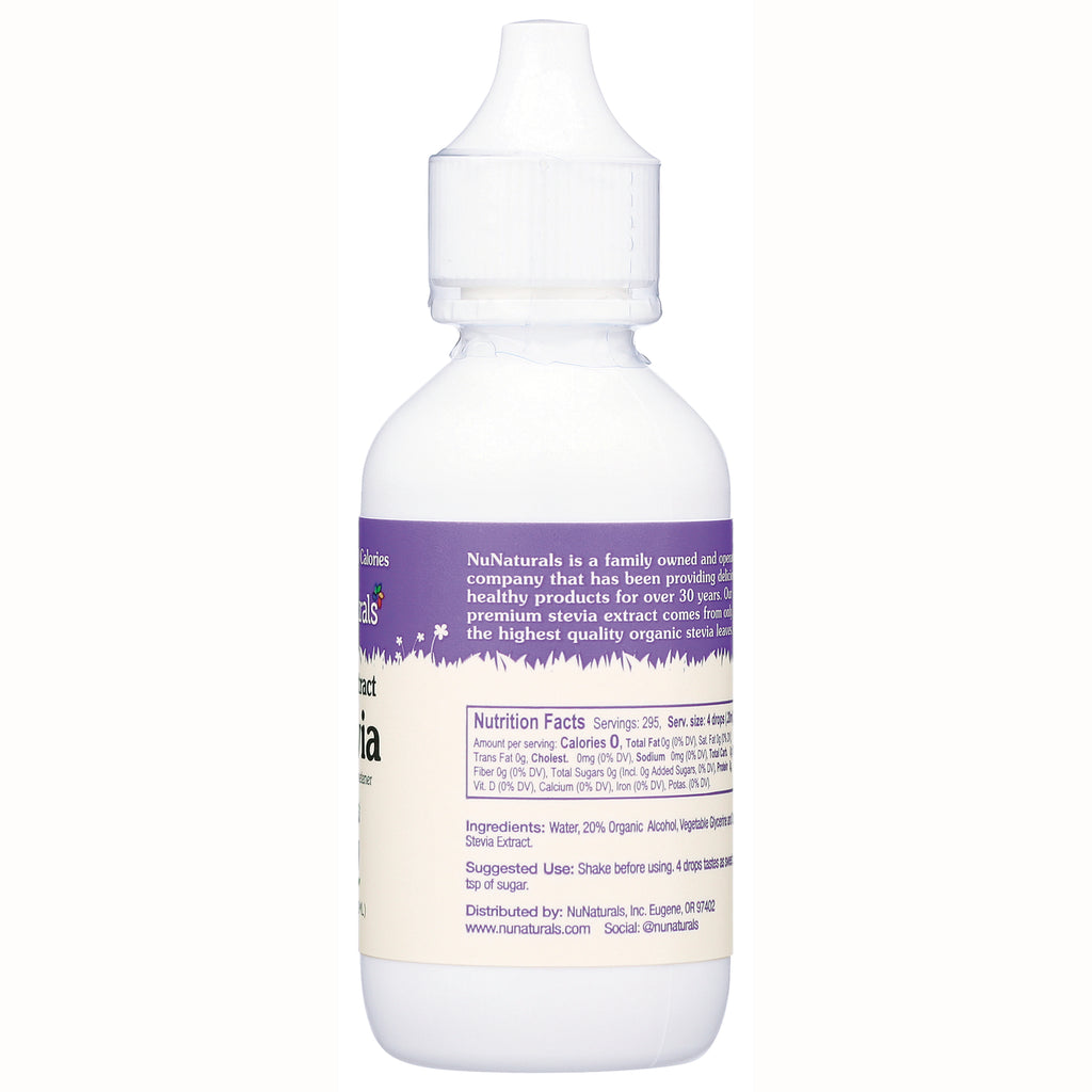 NN051 | Back of white squeeze bottle with purple label showing Nutrition Facts, ingredients, and suggested use - Thumbnail