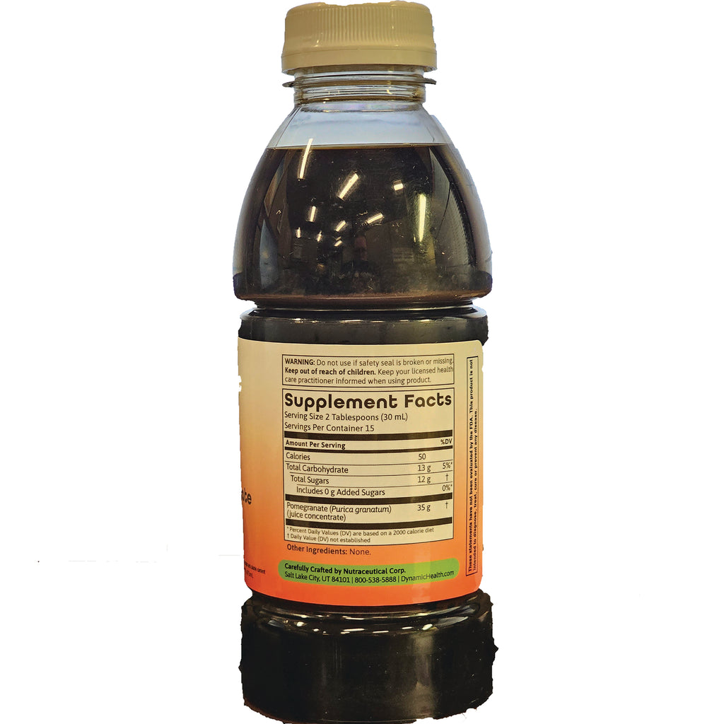 DYH020 | Back of plastic bottle showing Supplement Facts nutrition panel and orange gradient lower label - Thumbnail
