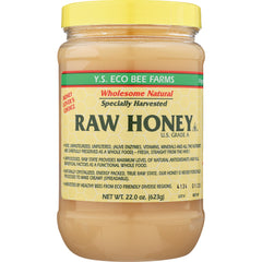 YS014 | Y.S. Eco Bee Farms Raw Honey, U.S. Grade A, 22 oz jar