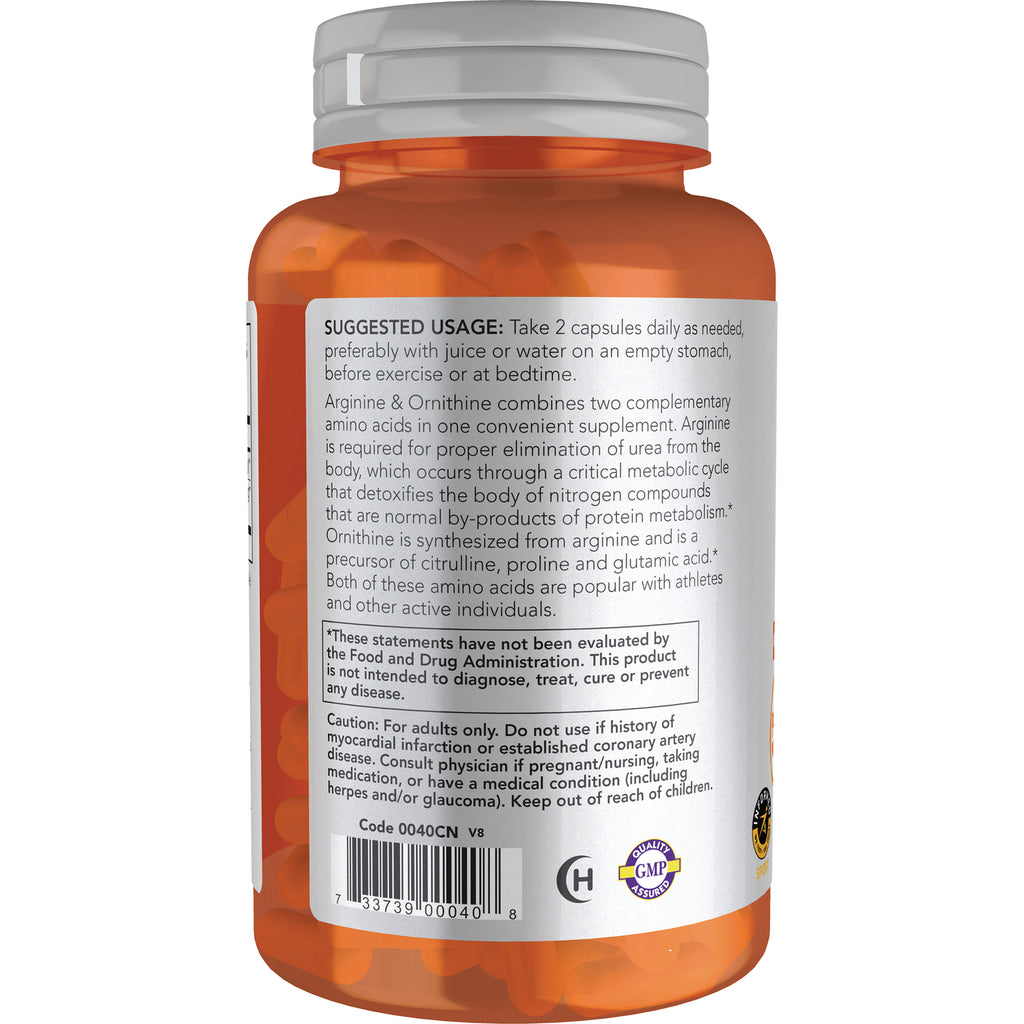 NWF791 | Back label of orange supplement bottle showing suggested usage Take 2 capsules daily and barcode - Thumbnail