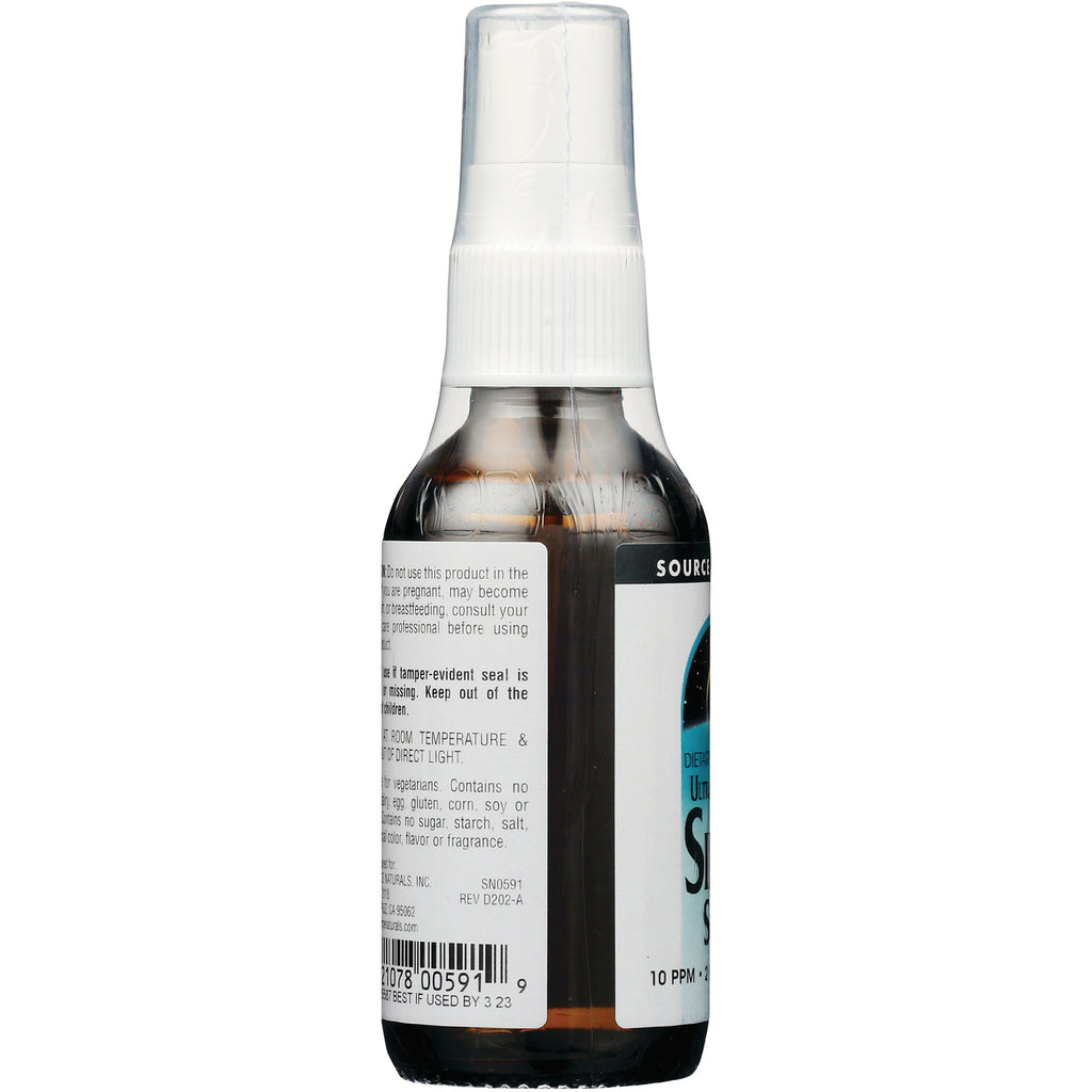 SN269 | Back label with directions and warnings on Source Naturals Selenium spray bottle - Thumbnail