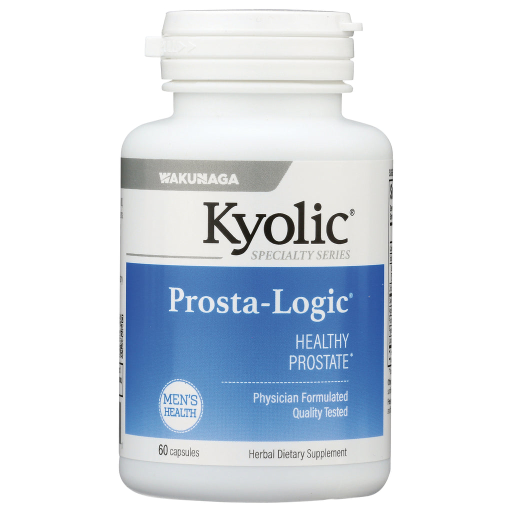 KY062 | Kyolic Prosta-Logic white bottle with blue label reading Healthy Prostate and 60 capsules - Thumbnail