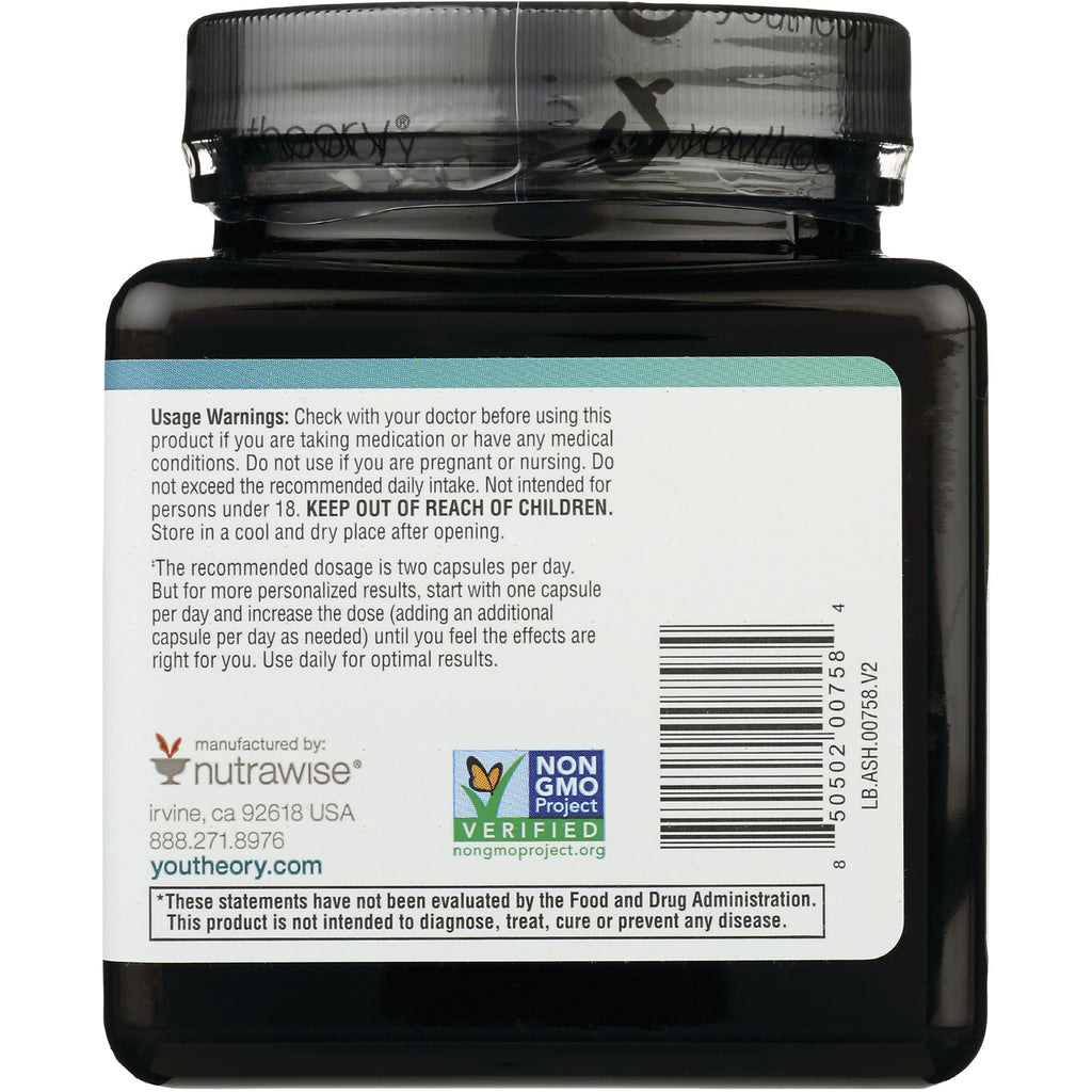 YOU012 | Back label with usage warnings, dosage, barcode, and Non-GMO Project Verified badge - Thumbnail
