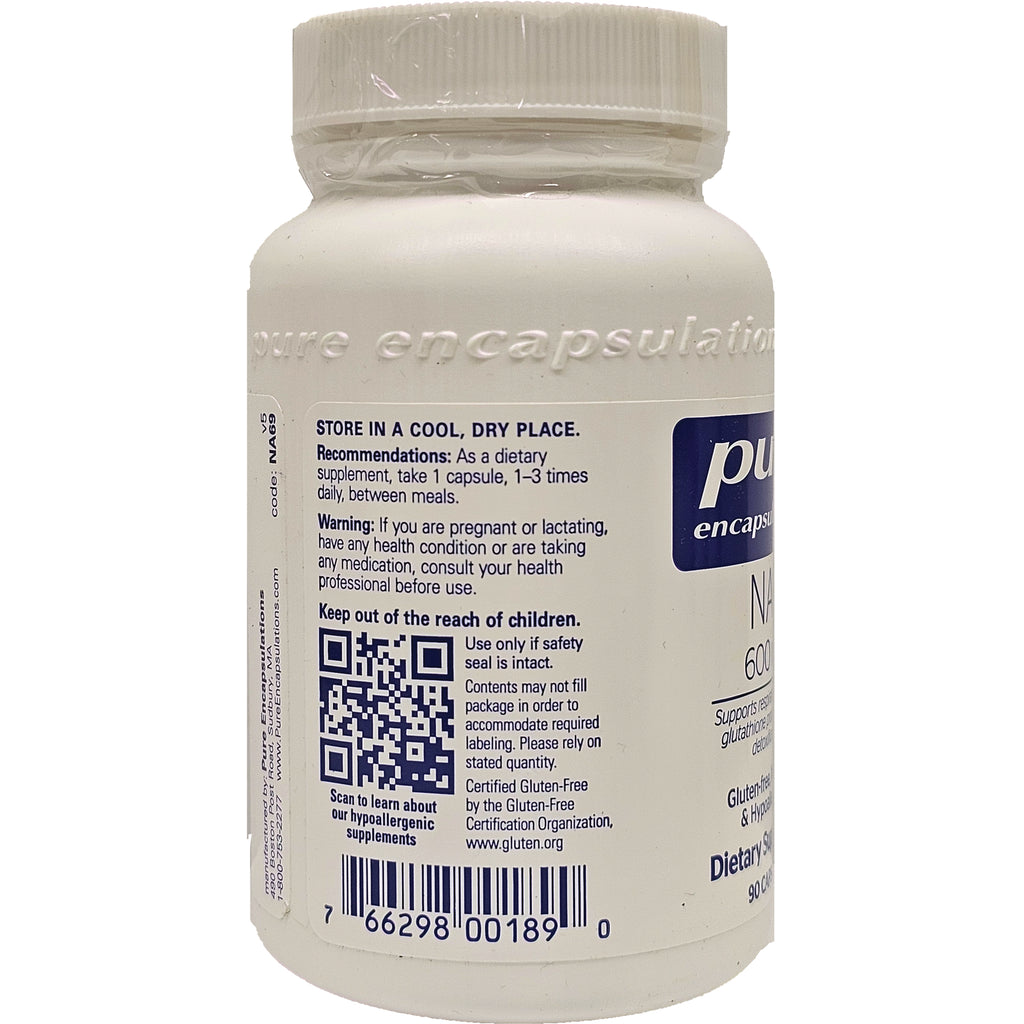 PRN022 | back label of white supplement bottle showing STORE IN A COOL, DRY PLACE text, recommendations, warning, QR code and barcode - Thumbnail
