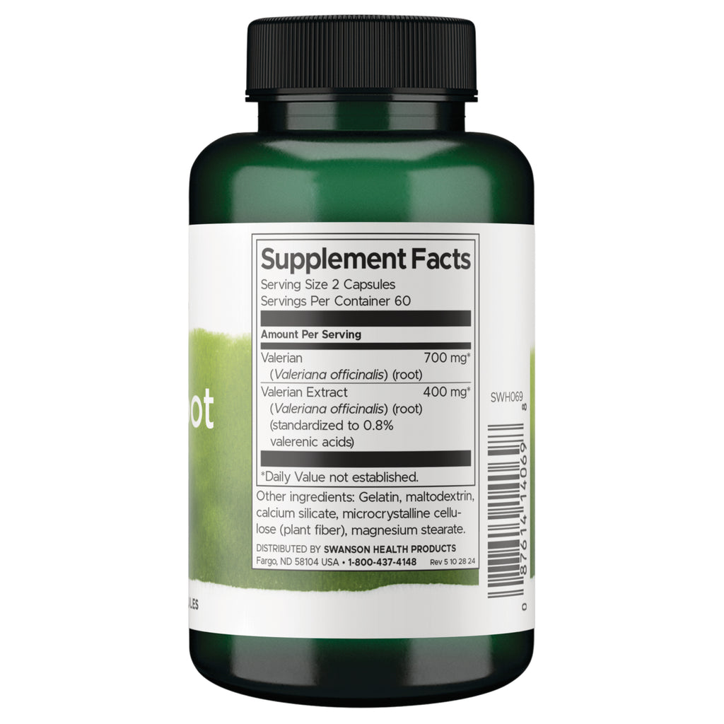 SWH069 | Back label with supplement facts and serving information - Thumbnail