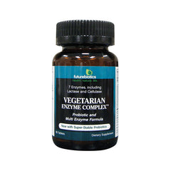 futurebiotics VEGETARIAN ENZYME COMPLEX supplement bottle front label, 90 tablets
