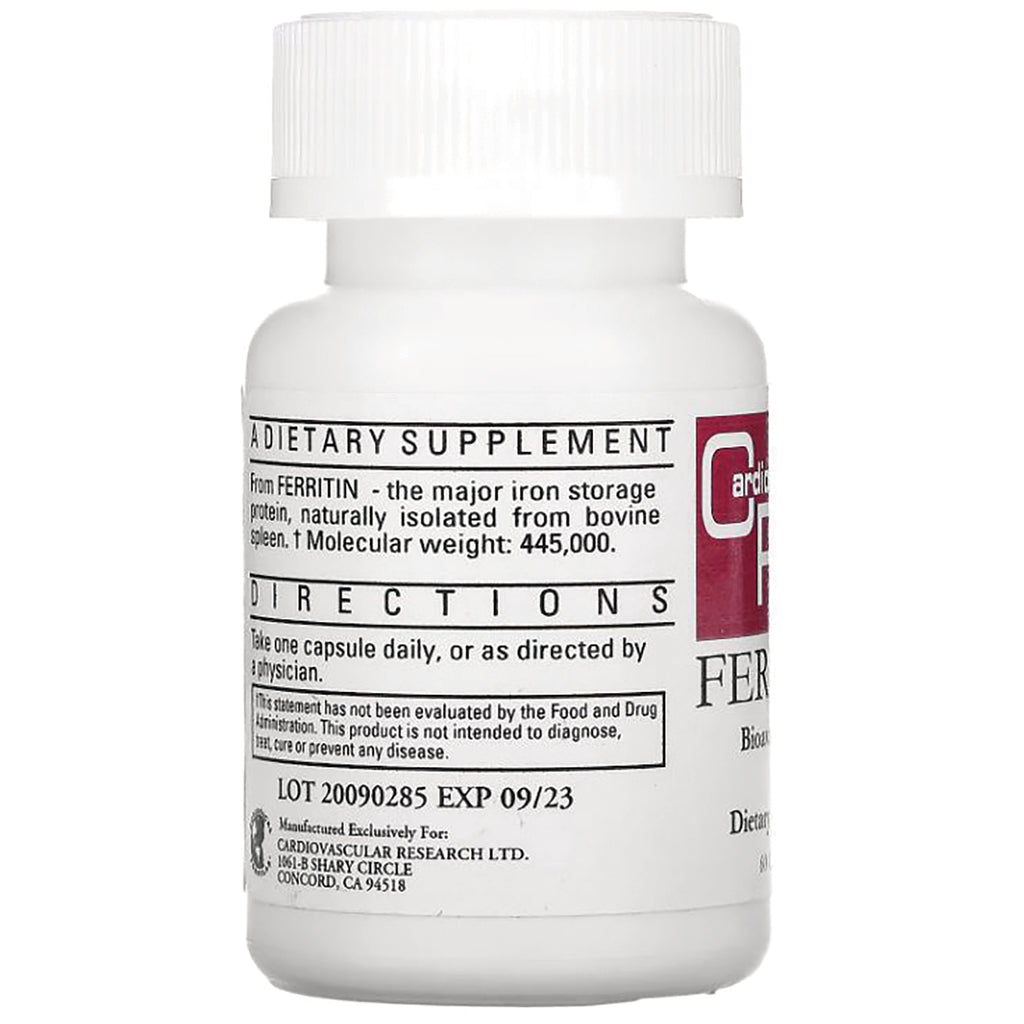 CRR012 | back label of white dietary supplement bottle showing directions, dietary supplement heading, and LOT 20090285 EXP 09/23 - Thumbnail