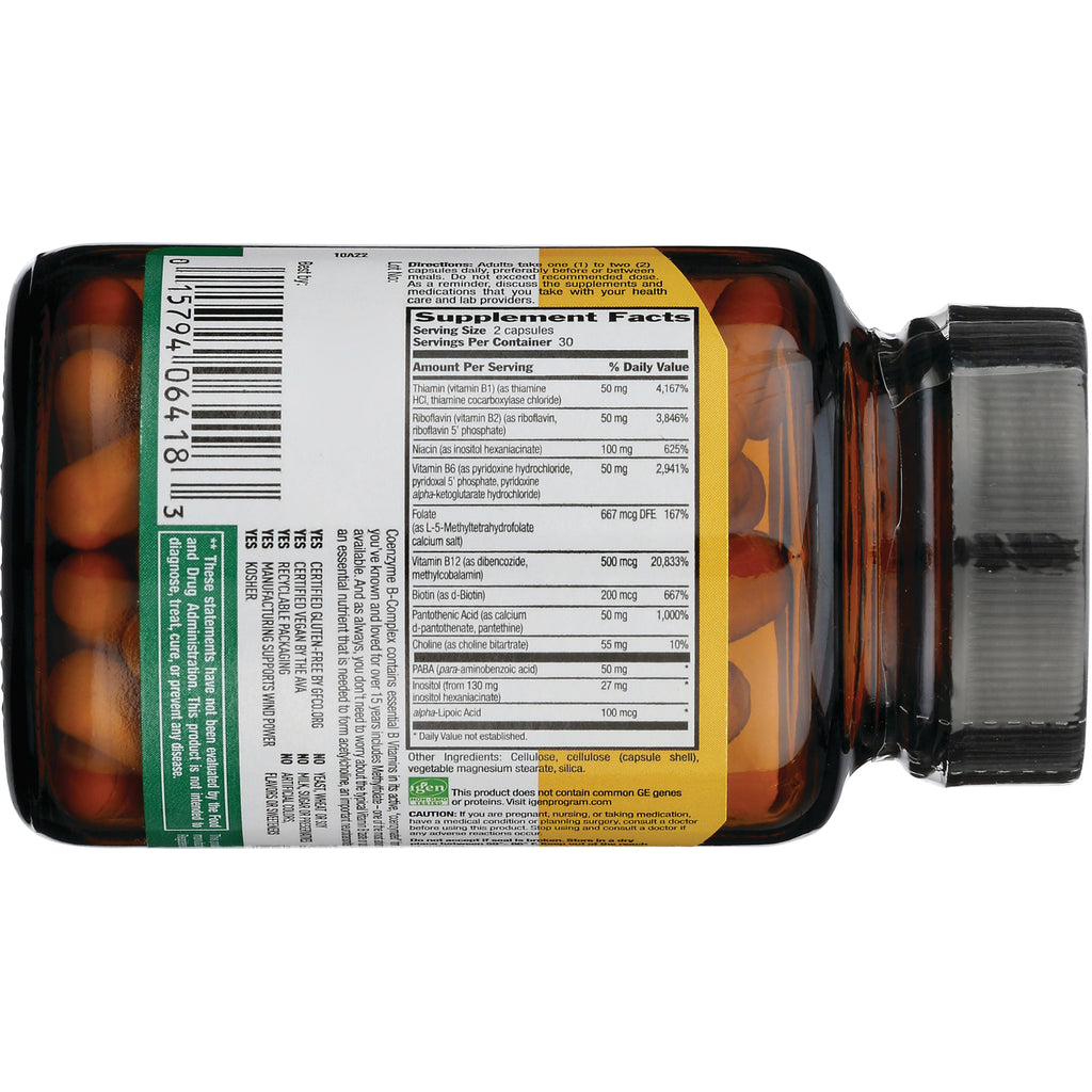 CRL216 | back of amber supplement bottle showing Supplement Facts panel, ingredients list and barcode - Thumbnail