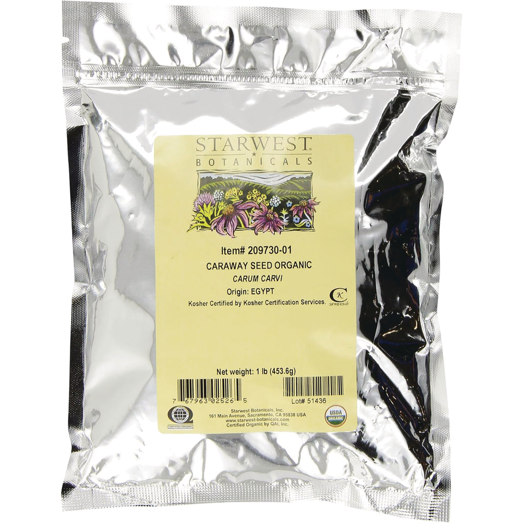 STB024 | Starwest Botanicals Caraway Seed Organic, 1 lb resealable pouch - Thumbnail