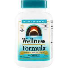 SN405 | Source Naturals Wellness Formula Advanced Immune Support, 60 capsules bottle front label