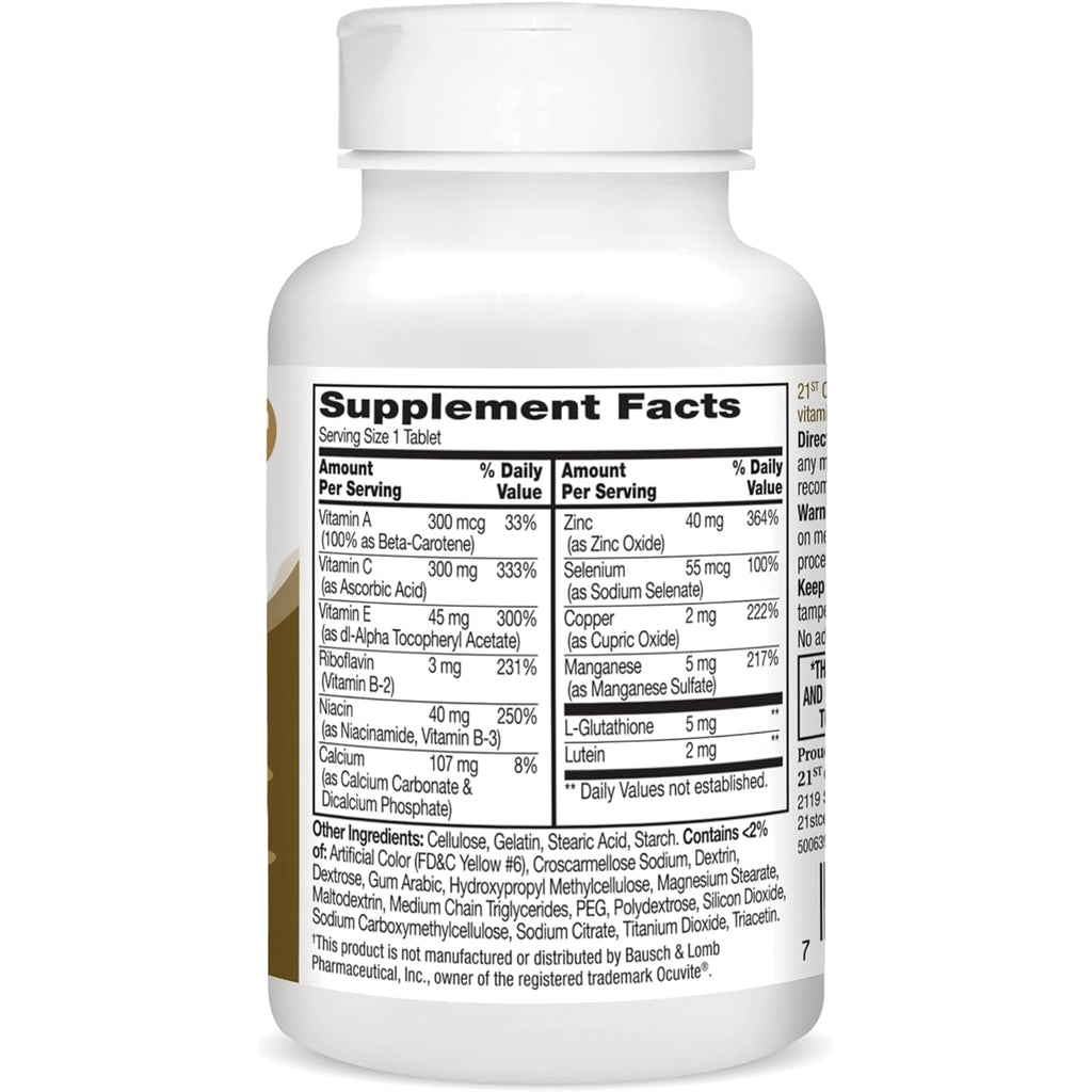 CNT274 | Back of white supplement bottle showing Supplement Facts panel and ingredient list - Thumbnail