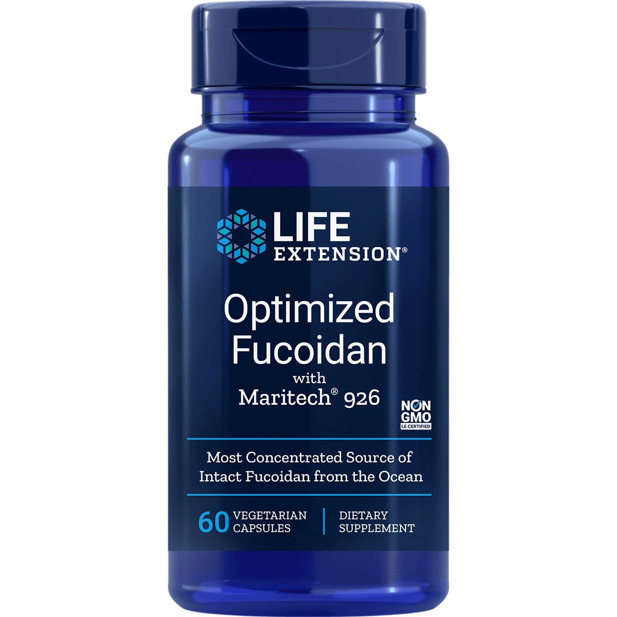 LE117 | Life Extension Optimized Fucoidan Maritech 926 bottle, 60 vegetarian capsules dietary supplement