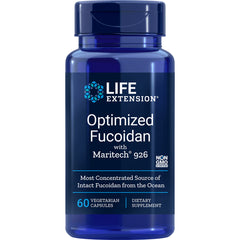 LE117 | Life Extension Optimized Fucoidan Maritech 926 bottle, 60 vegetarian capsules dietary supplement