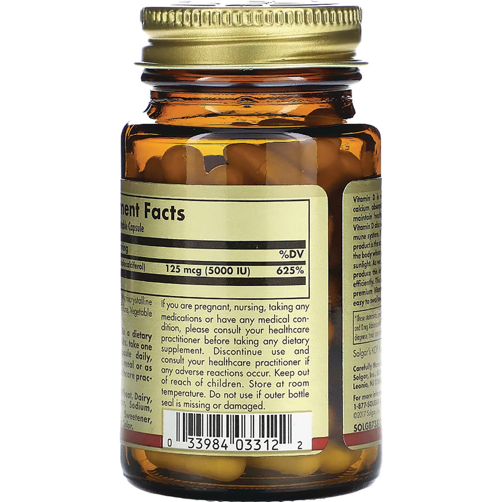 SLG247 | back label showing supplement facts panel, warning text, and barcode on amber supplement bottle - Thumbnail