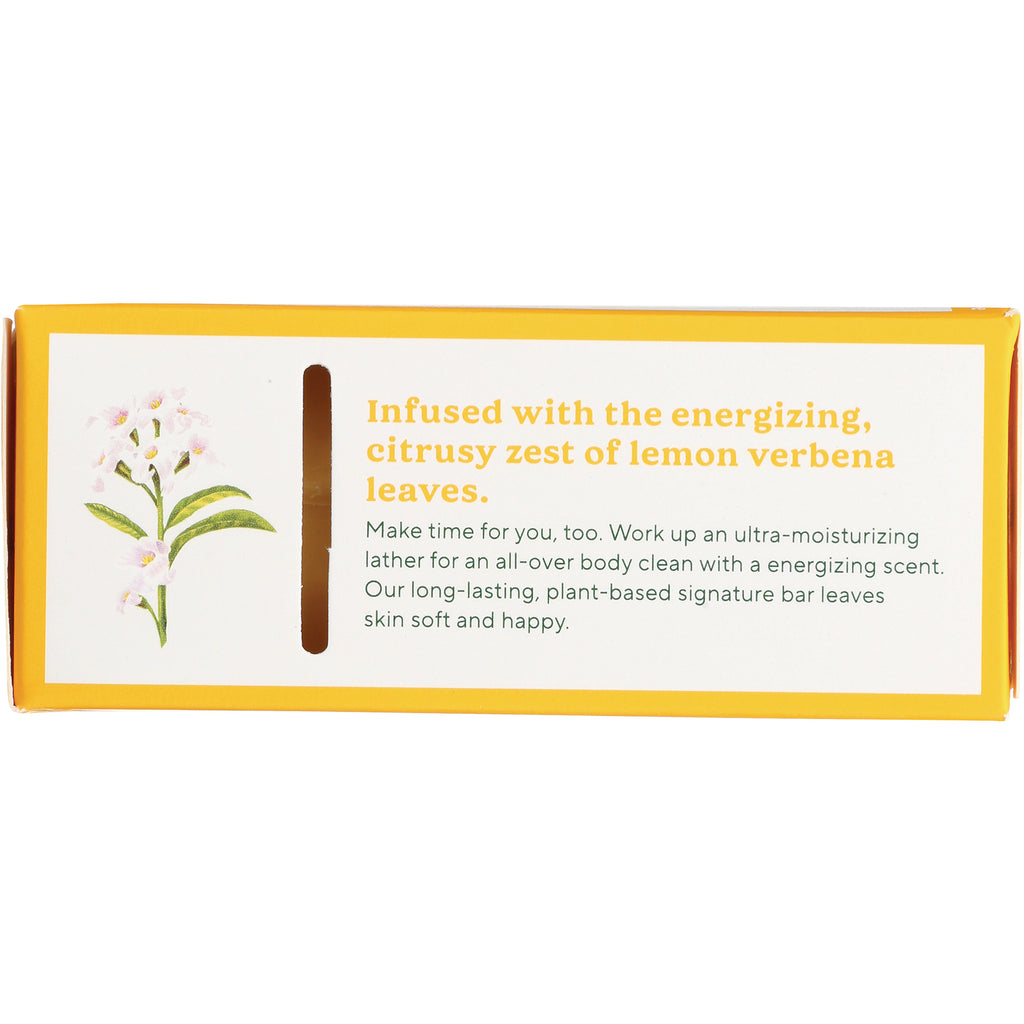 SOF014 | Back panel with text: Infused with the energizing, citrusy zest of lemon verbena leaves - Thumbnail