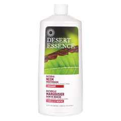 DST133 | Desert Essence Natural Neem cinnamint mouthwash bottle, 16 fl oz