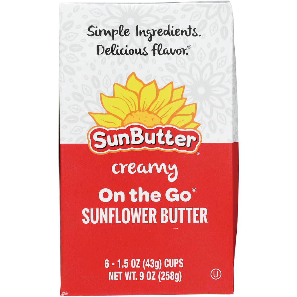 SBT009 | SunButter creamy On the Go sunflower butter box with sunflower logo and red and white packaging - Thumbnail