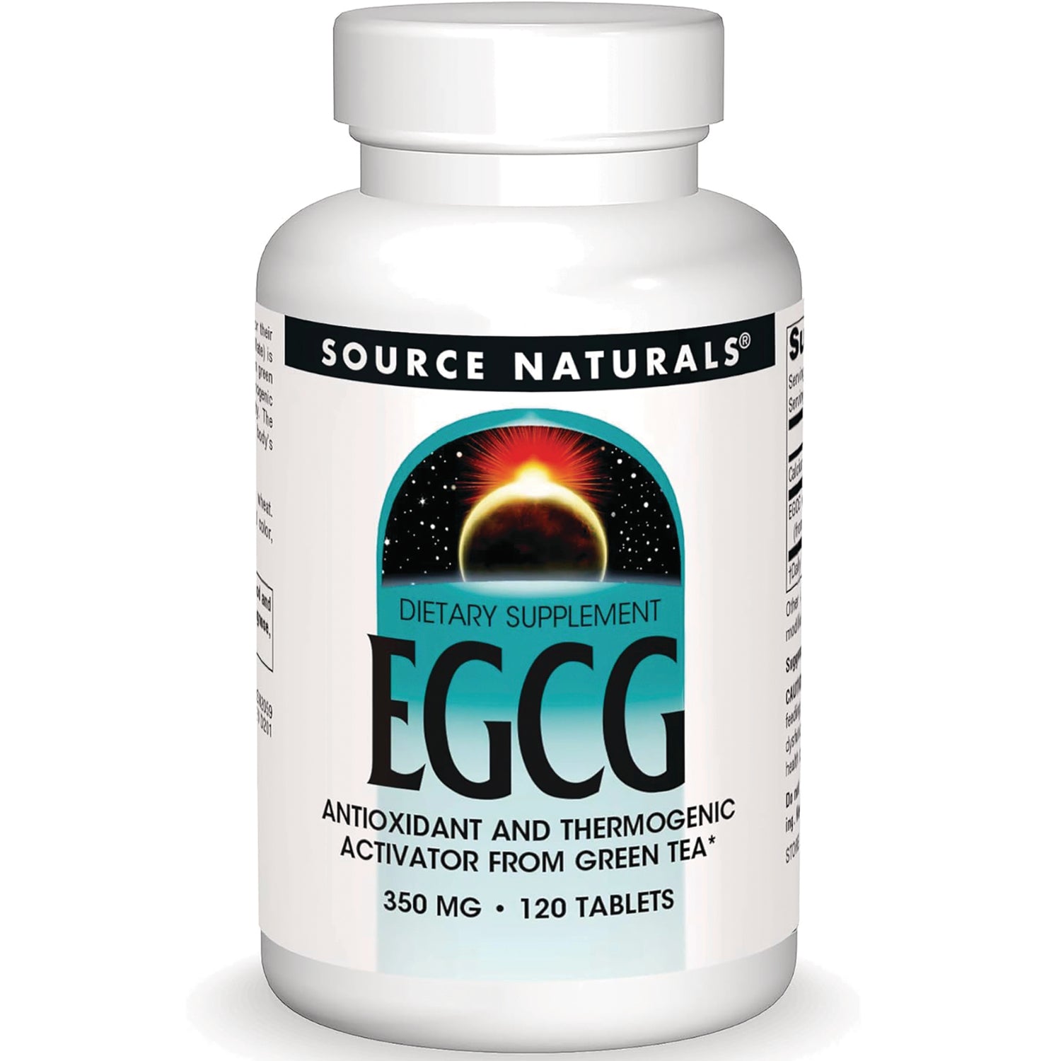 SN812 | Source Naturals EGCG dietary supplement, 350 mg, 120 tablets