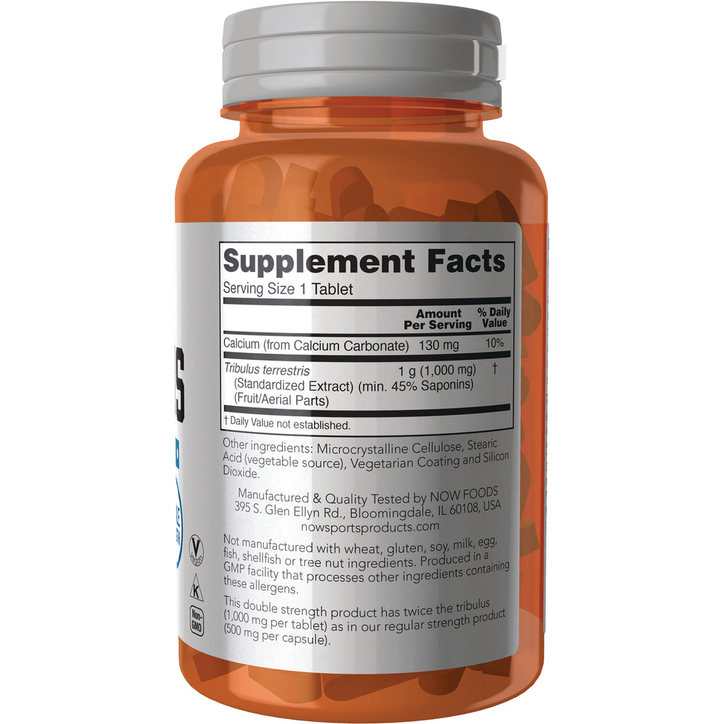 NWF783 | back label showing Supplement Facts and ingredients on orange supplement bottle - Thumbnail